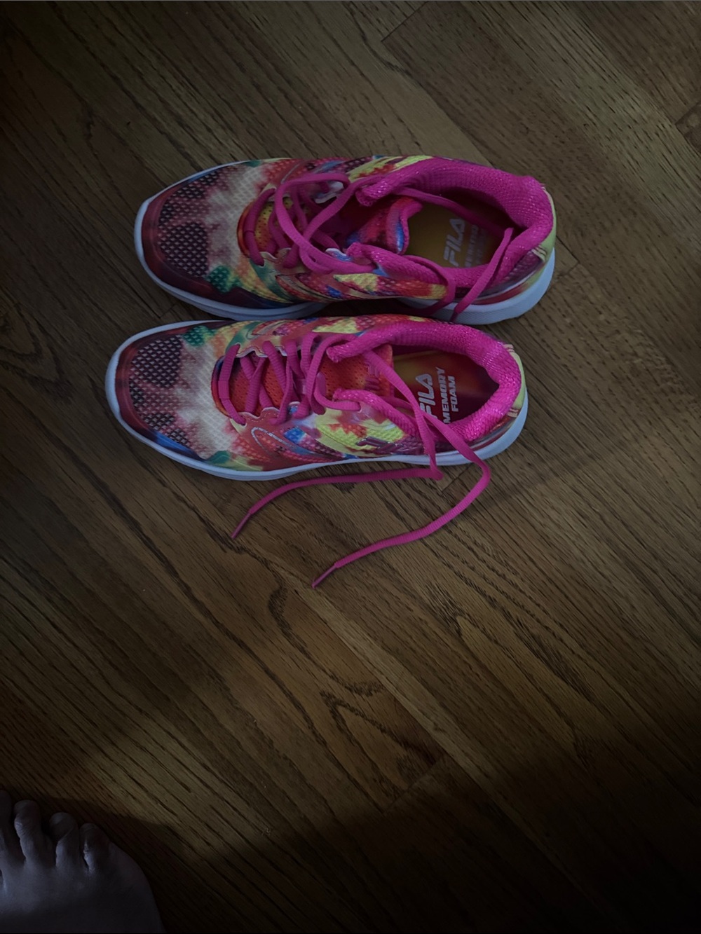 Fila panorama tie dye pink shoes brand new with box and tags